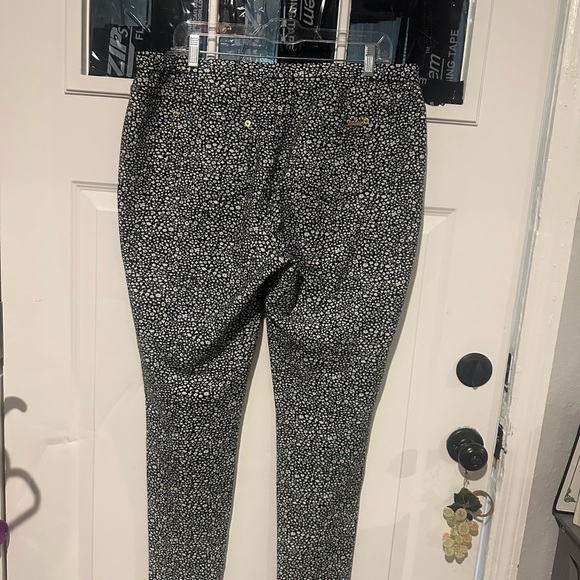 MICHAEL Michael Kors Black and White Straight Leg Pants - Picture 3 of 6